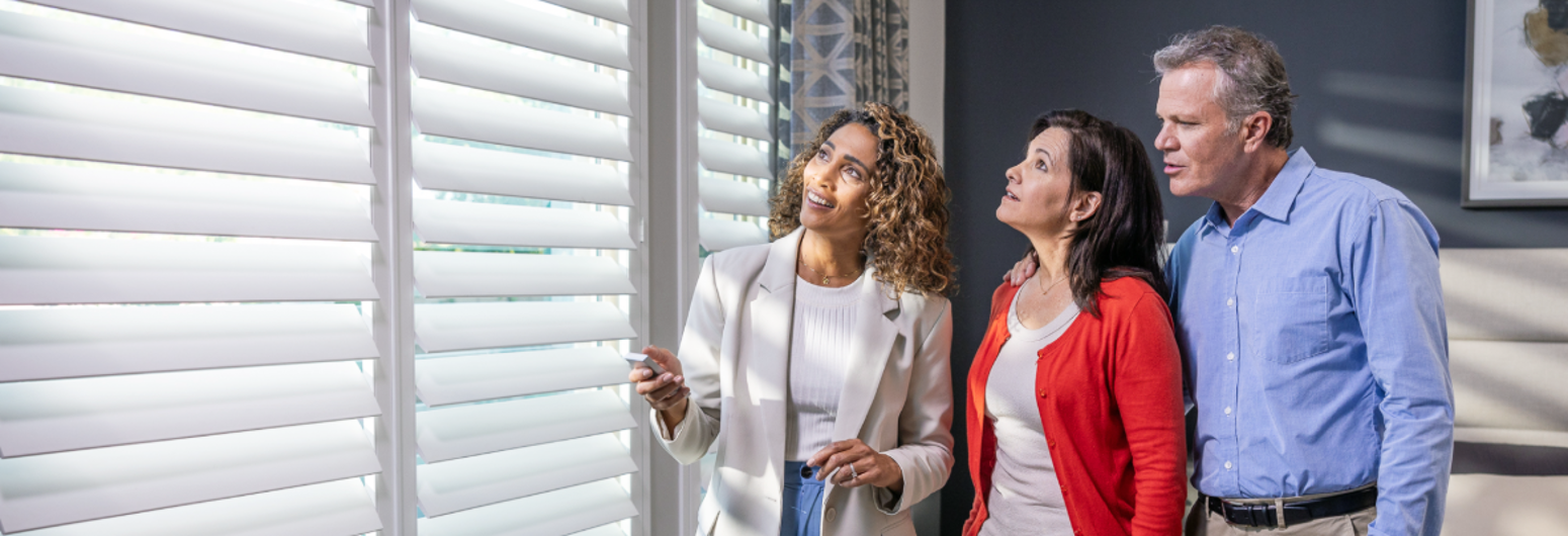 Living room Motorized Blinds I Gotcha Covered