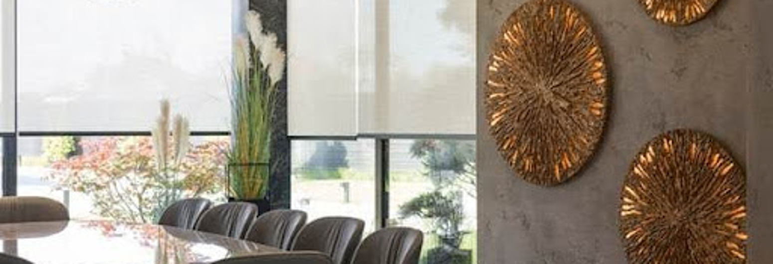 Motorized solar shades for large windows | Gotcha Covered