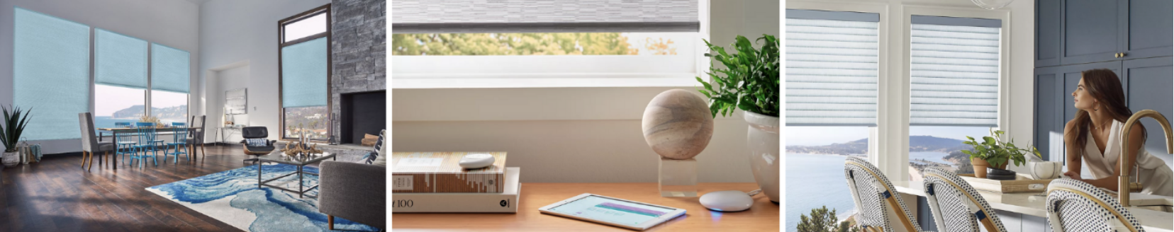 image of several window coverings